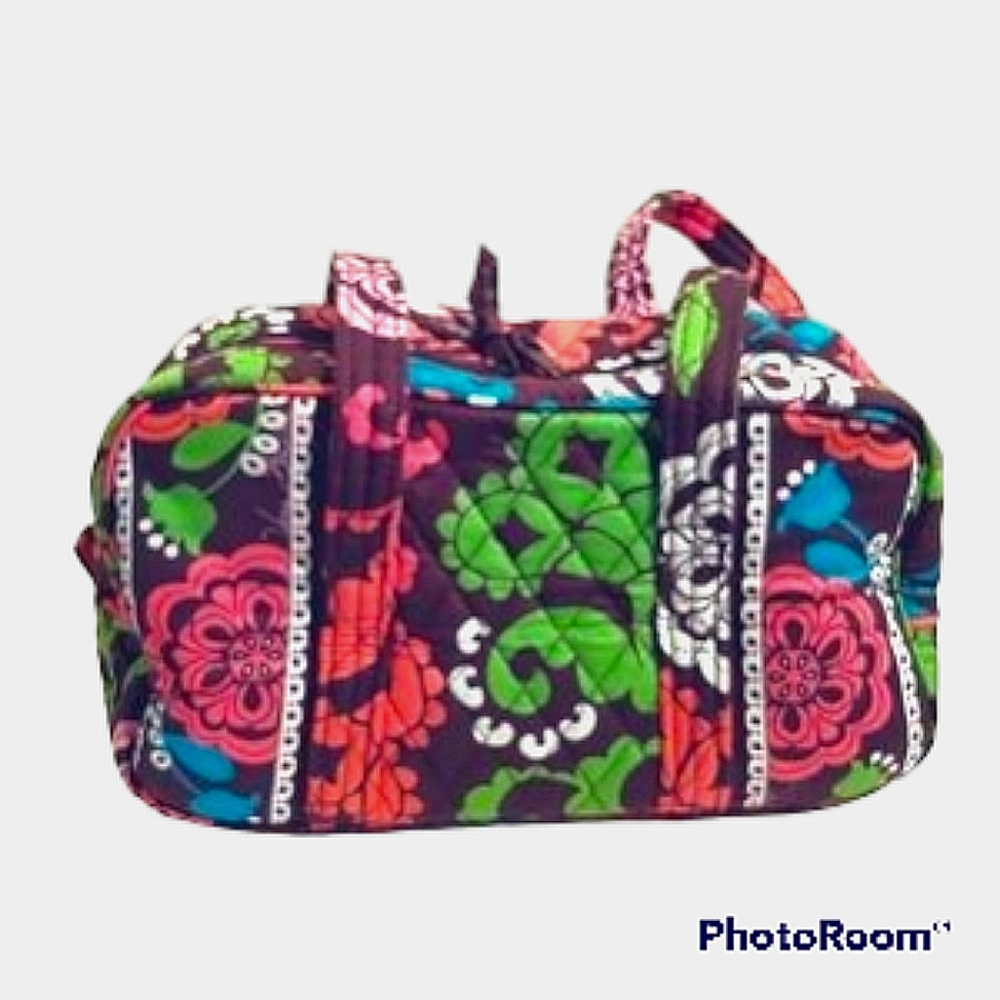 Vera Bradley 100 handbag Lola NWT  RETIRED print - Picture 2 of 11